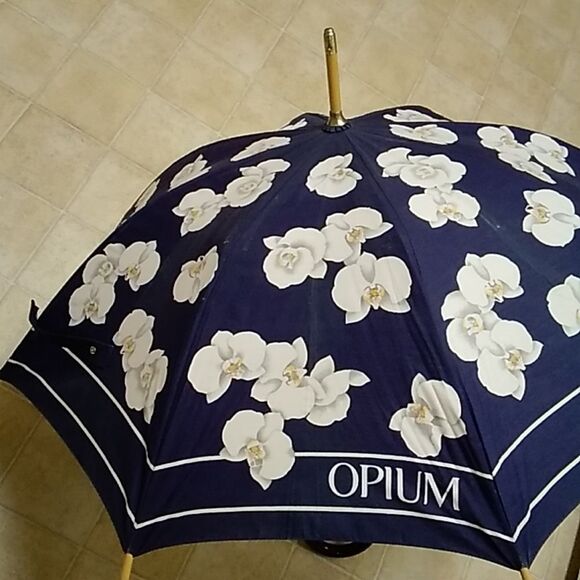 YSL YVES SAINT LAUREN VINTAGE OPIUM UMBRELLA - Picture 6 of 16